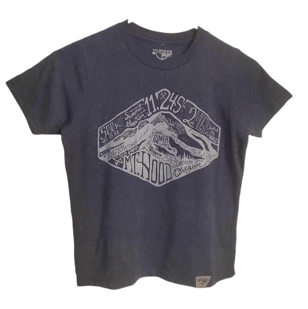TIMBERLINE Childrens Mt. Hood Oregon t-shirt Cool graphic top Kid sz.Med